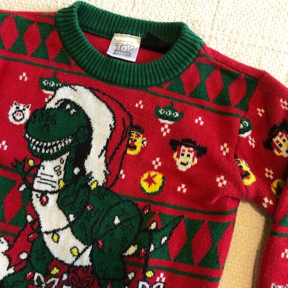 Disney Pixar Toy Story Merry Rex-Mas Sweater 18M Toddler Christmas Holiday - Picture 2 of 8